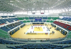 Thi công sân nhà thi đấu chuyên nghiệp